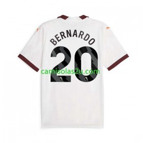 Camisolas de futebol Manchester City Bernardo Silva 20 Equipamento Alternativa 2023/24 Manga Curta